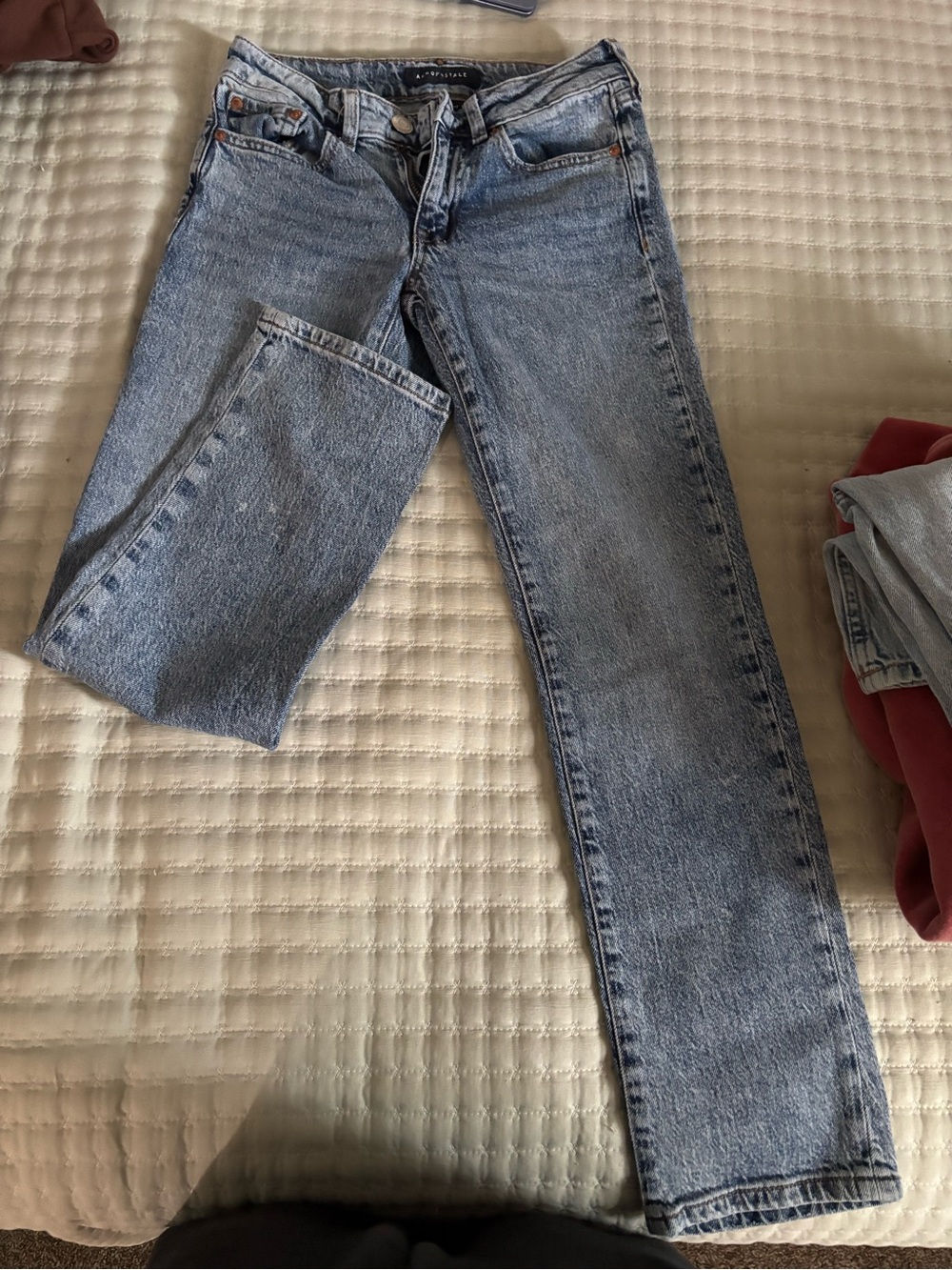 Aeropostale Light Blue Straight Leg Jeans